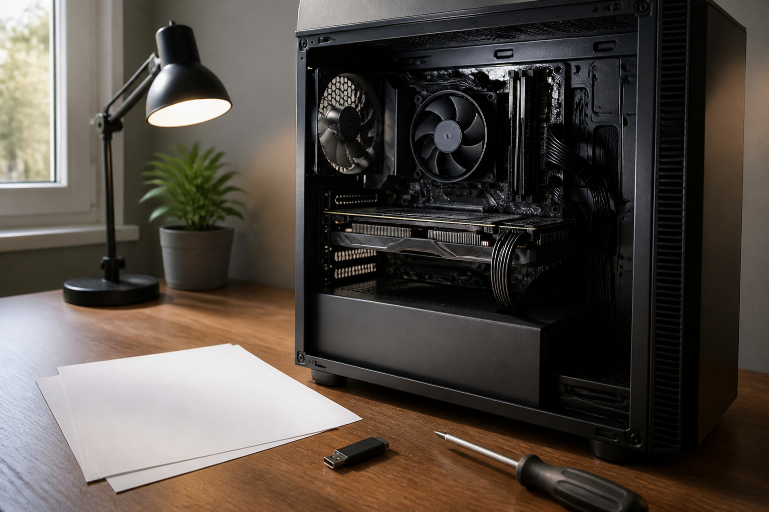 Geöffneten gebrauchten Gaming-PC vor dem Kauf prüfen