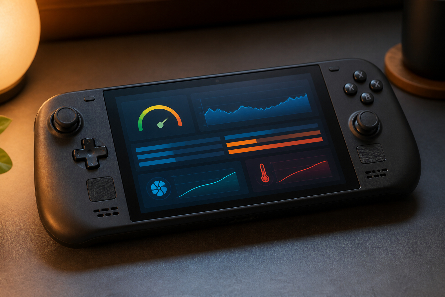 TDP und Akku Einstellungen auf einem Gaming-Handheld