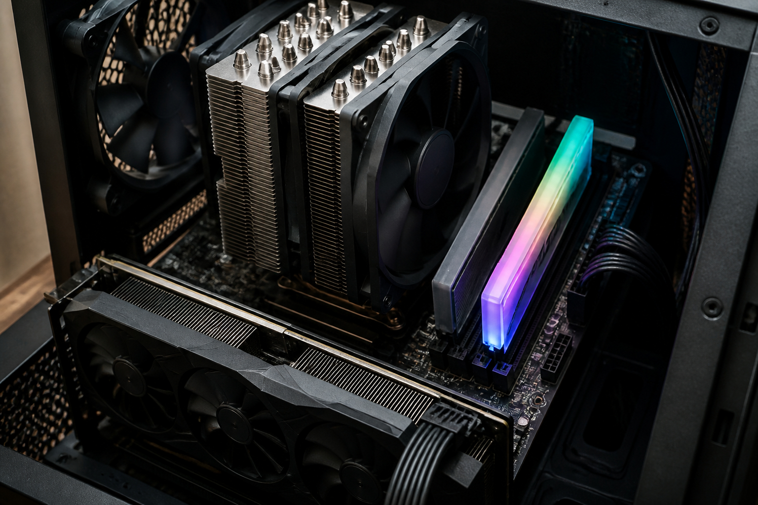 Gaming PC mit zwei DDR5 RAM Modulen