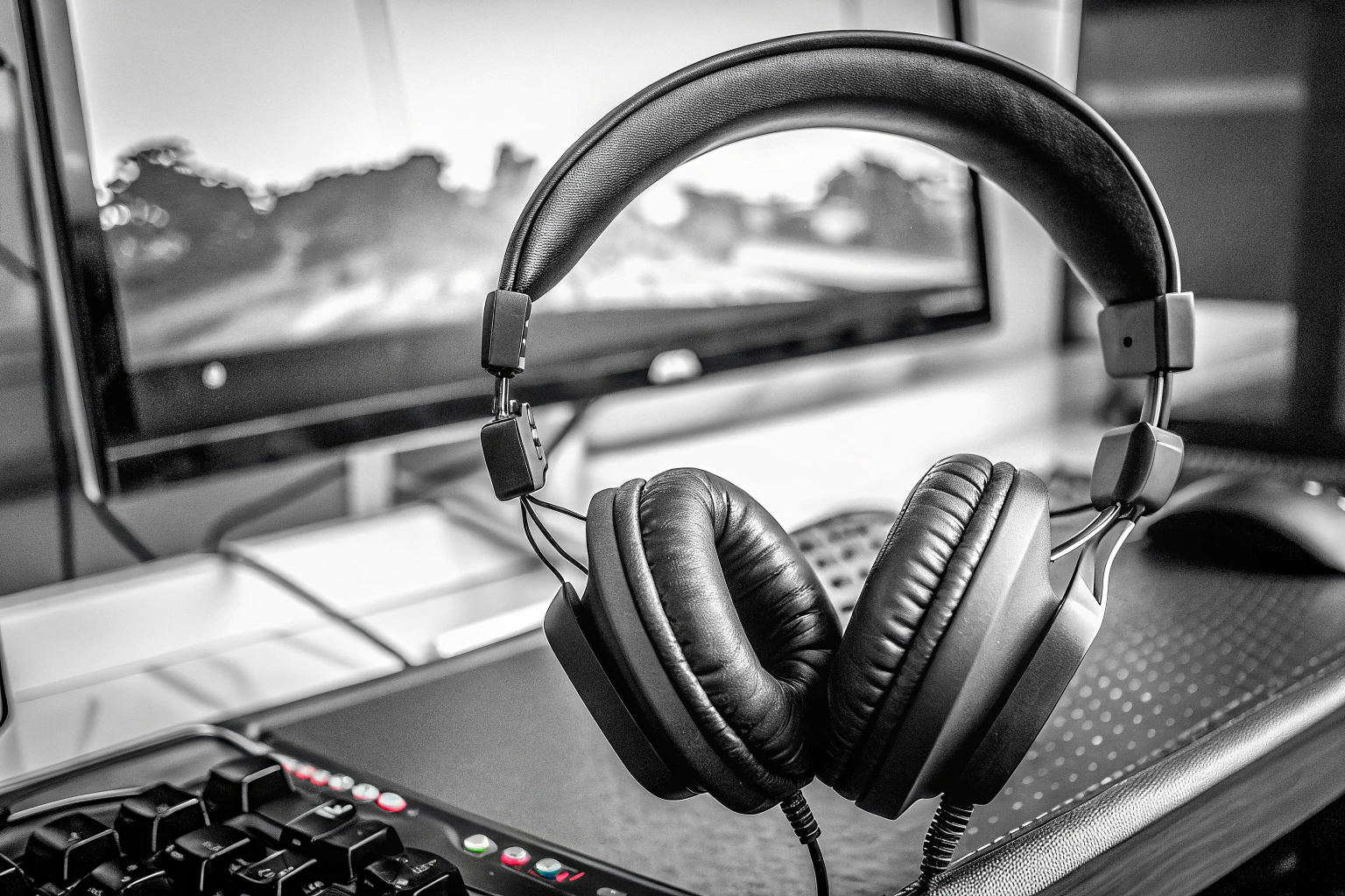 Das HyperX Cloud III Gaming-Headset in Aktion, das seine ergonomische Passform und das stilvolle Design zeigt. HyperX Cloud III Gaming-Headset