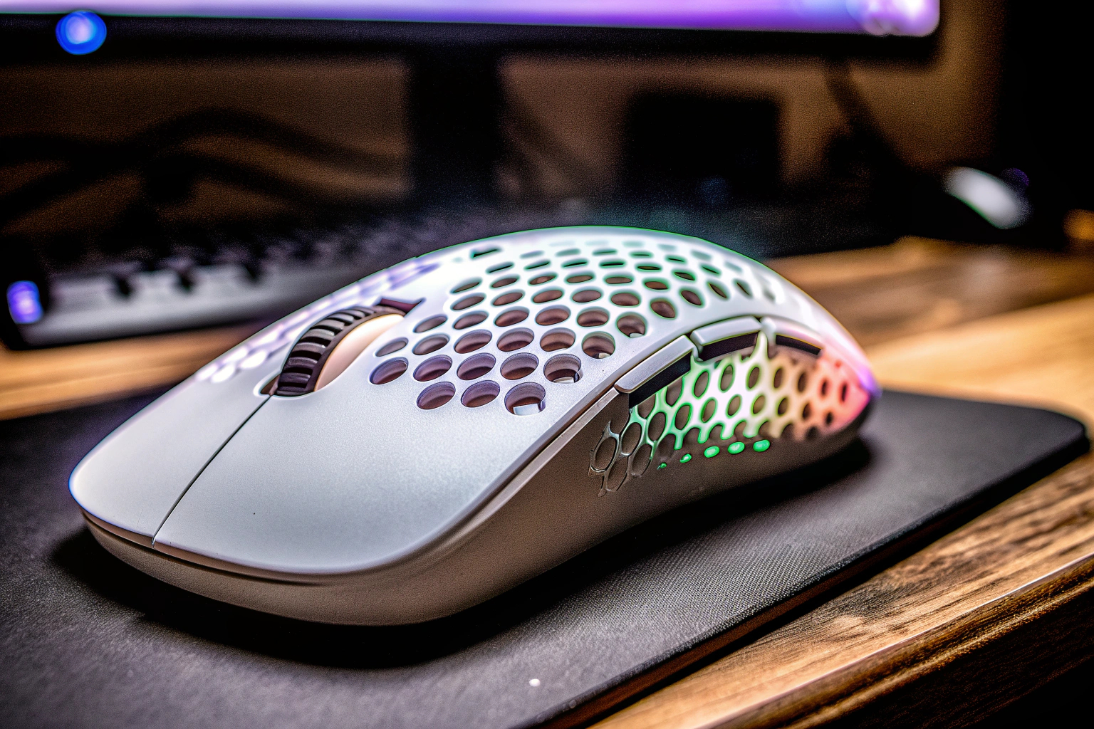Gaming-Maus mit RGB-Beleuchtung