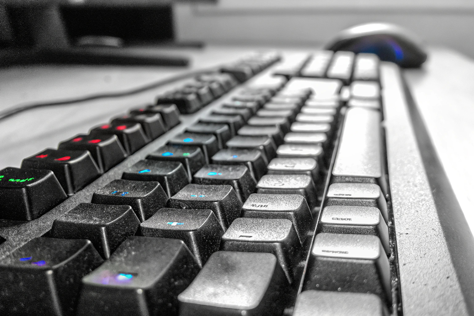 Mechanische Gaming-Tastatur mit Beleuchtung