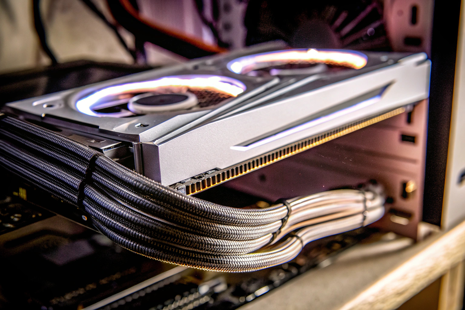 Moderne Grafikkarte für Gaming-PC