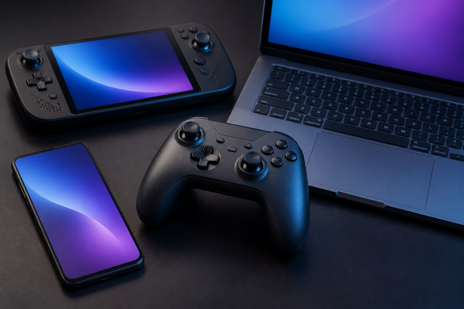 Wireless-Controller für PC, Handheld und Smartphone