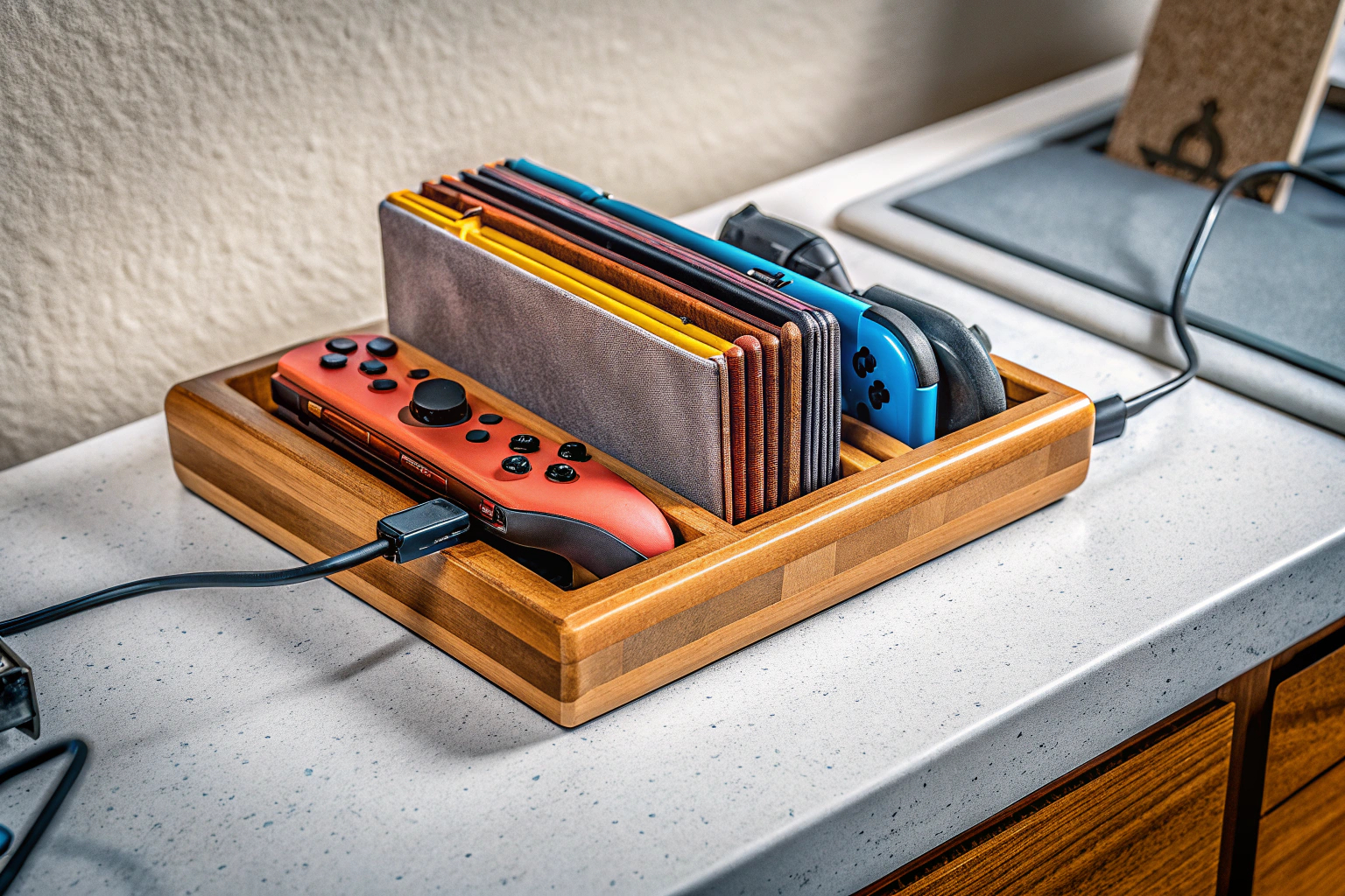 Die Subsonic Power Station, die Ordnung in dein Switch Gaming-Zubehör bringt. Nintendo Switch Power Station