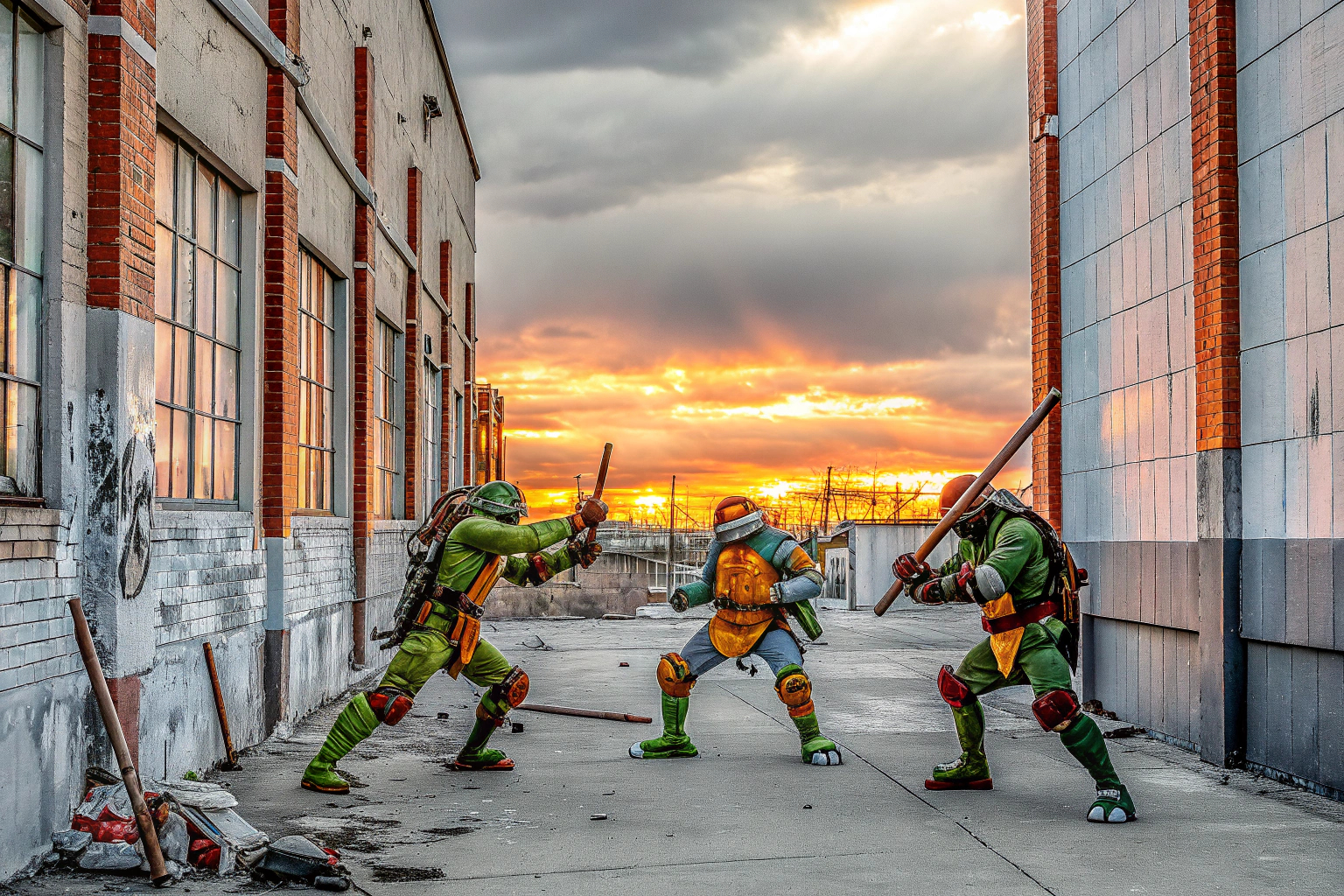 Teenage Mutant Ninja Turtles Kampf
