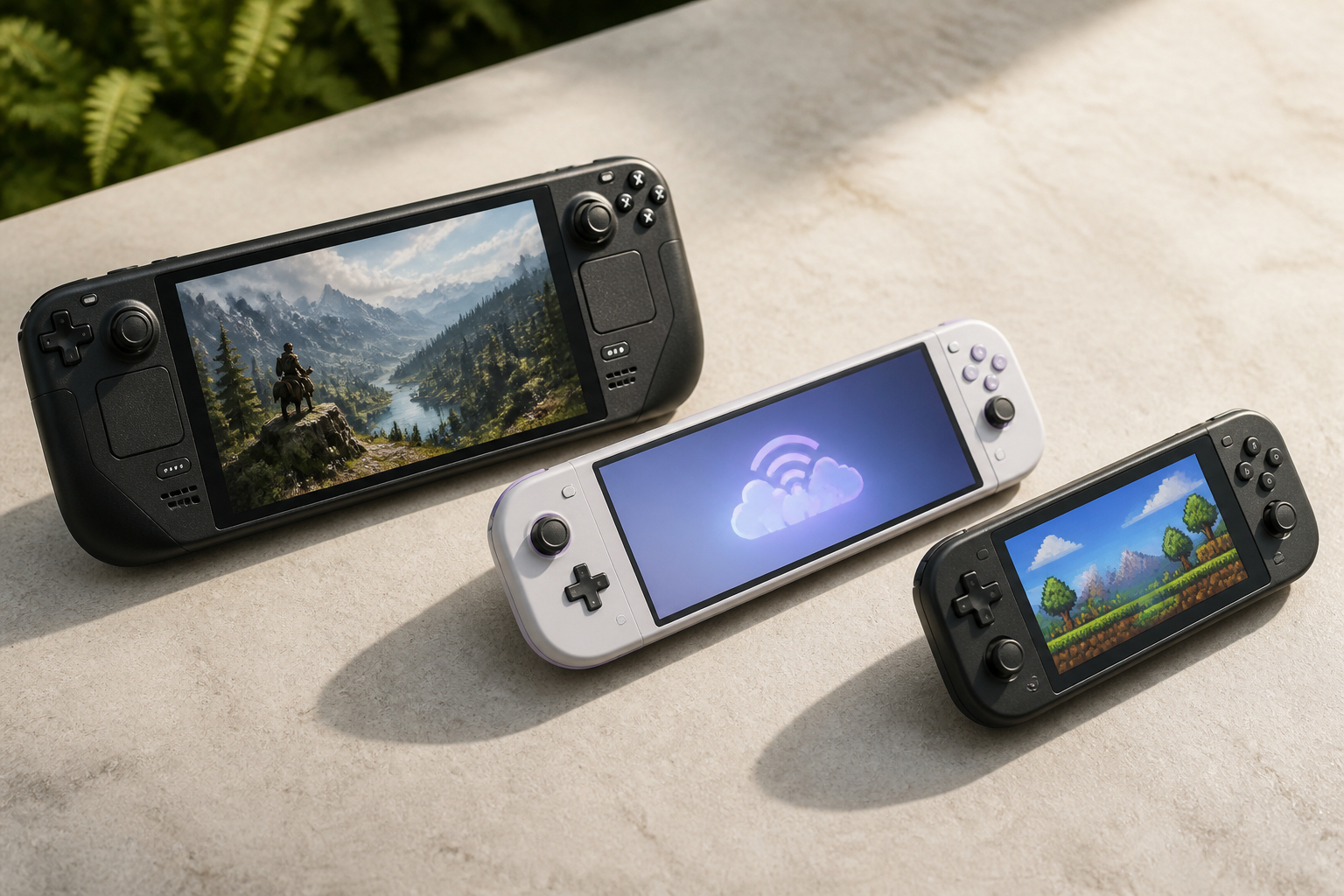 Vergleich von Windows Handheld Cloud Gaming und Android Retro Handheld