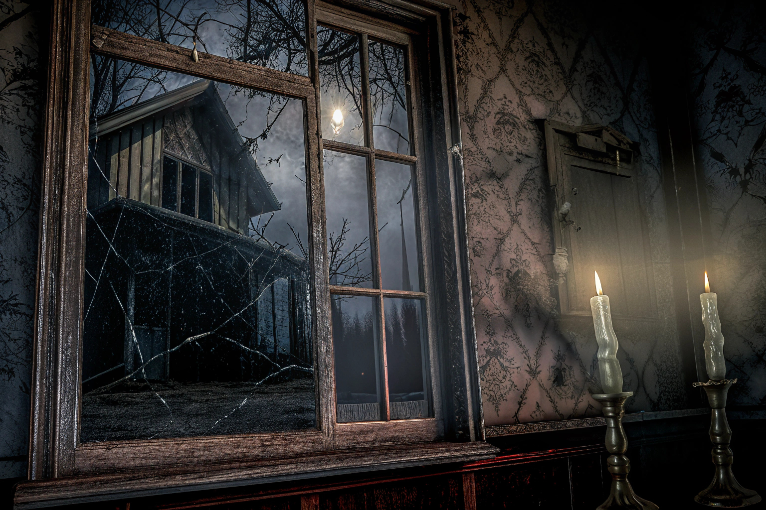 Ein atmosphärisches Bild des Spiels 'Nightmare', das die Spannung und den Nervenkitzel einfängt. Nightmare Spiel Atmosphäre