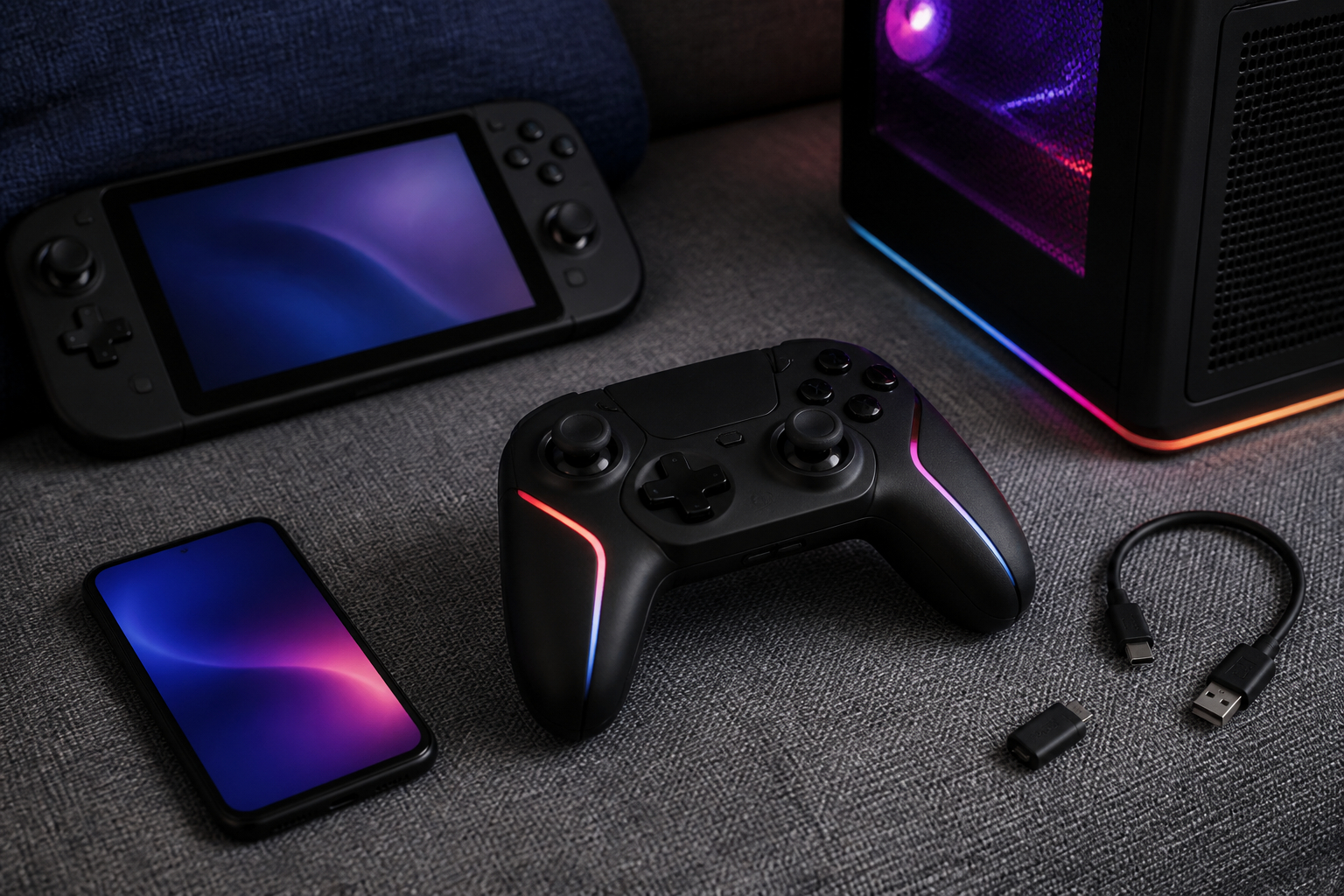 Kabelloser Multi-Plattform Controller für PC Switch Smartphone und Steam Deck