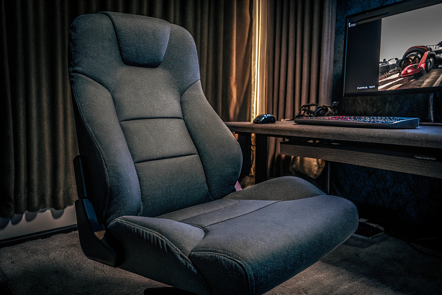 Ein ergonomischer Gaming-Stuhl, der den Komfort und die Unterstützung für lange Gaming-Sessions bietet. Ergonomischer Gaming-Stuhl