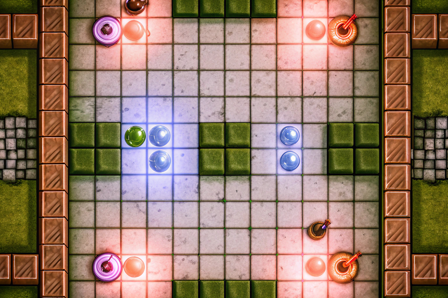 Ein farbenfrohes Gameplay von Snake.io, das verschiedene Schlangen in einer hektischen Multiplayer-Schlacht zeigt. Snake.io Multiplayer Spiel
