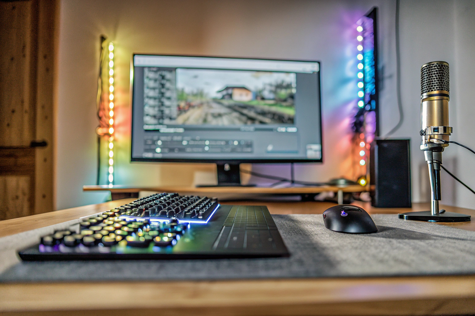 Gamer beim Streaming
