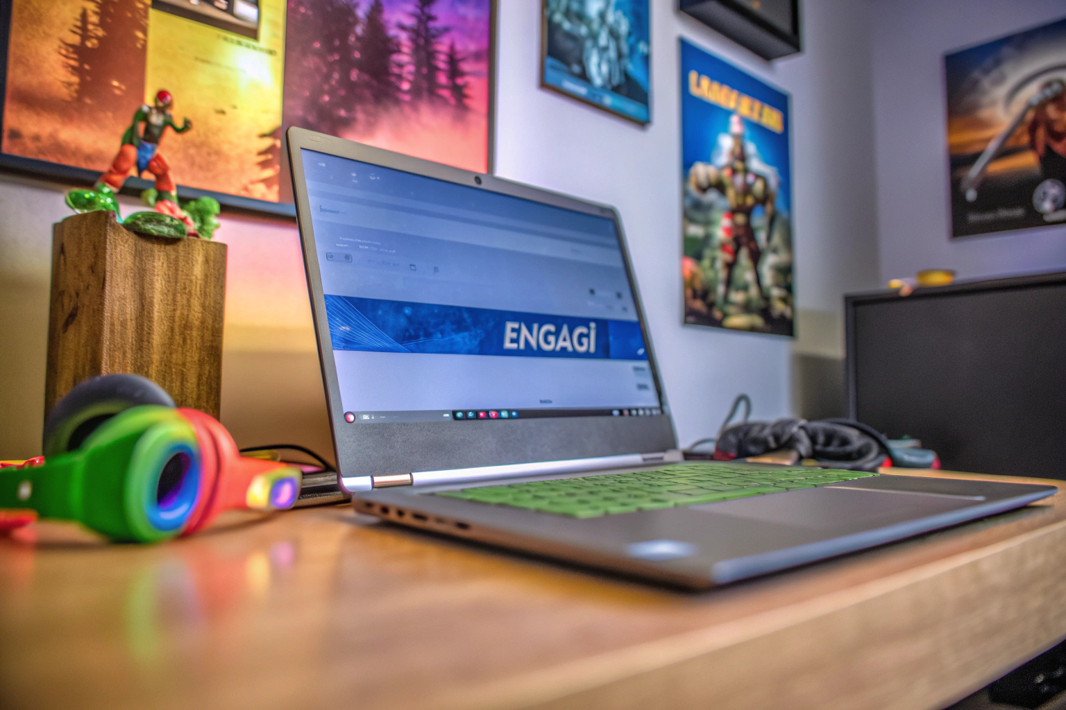 Gamer bei einem Online-Kurs