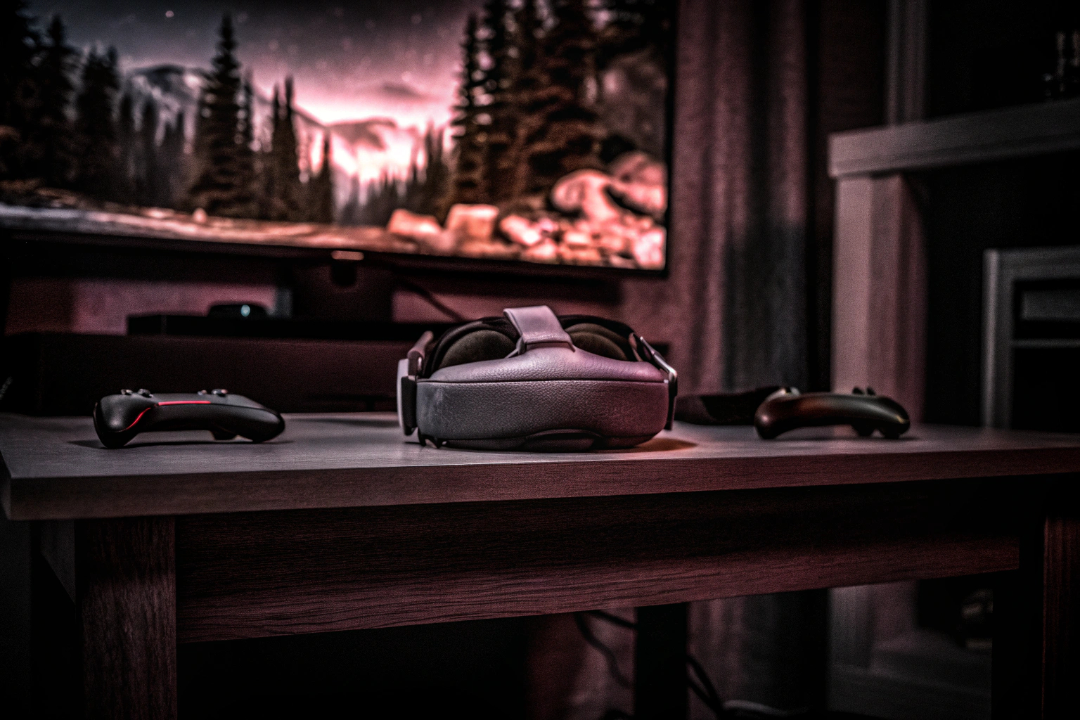 Gamer mit Meta Quest 3 VR-Headset