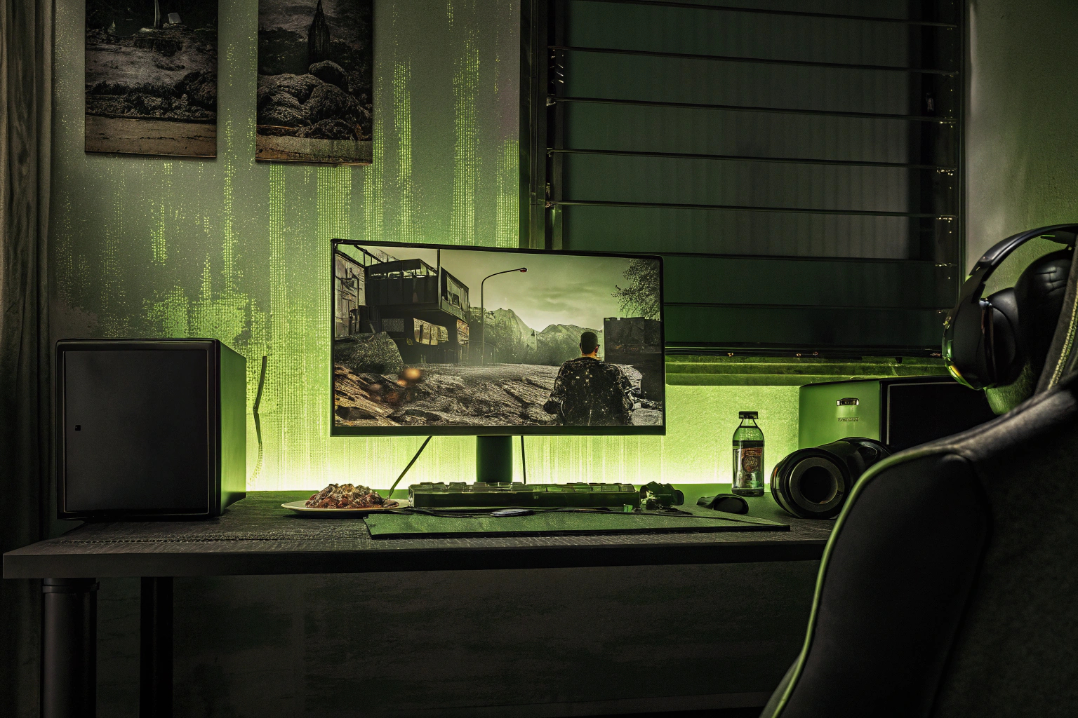 Gamer lernt von Streamer
