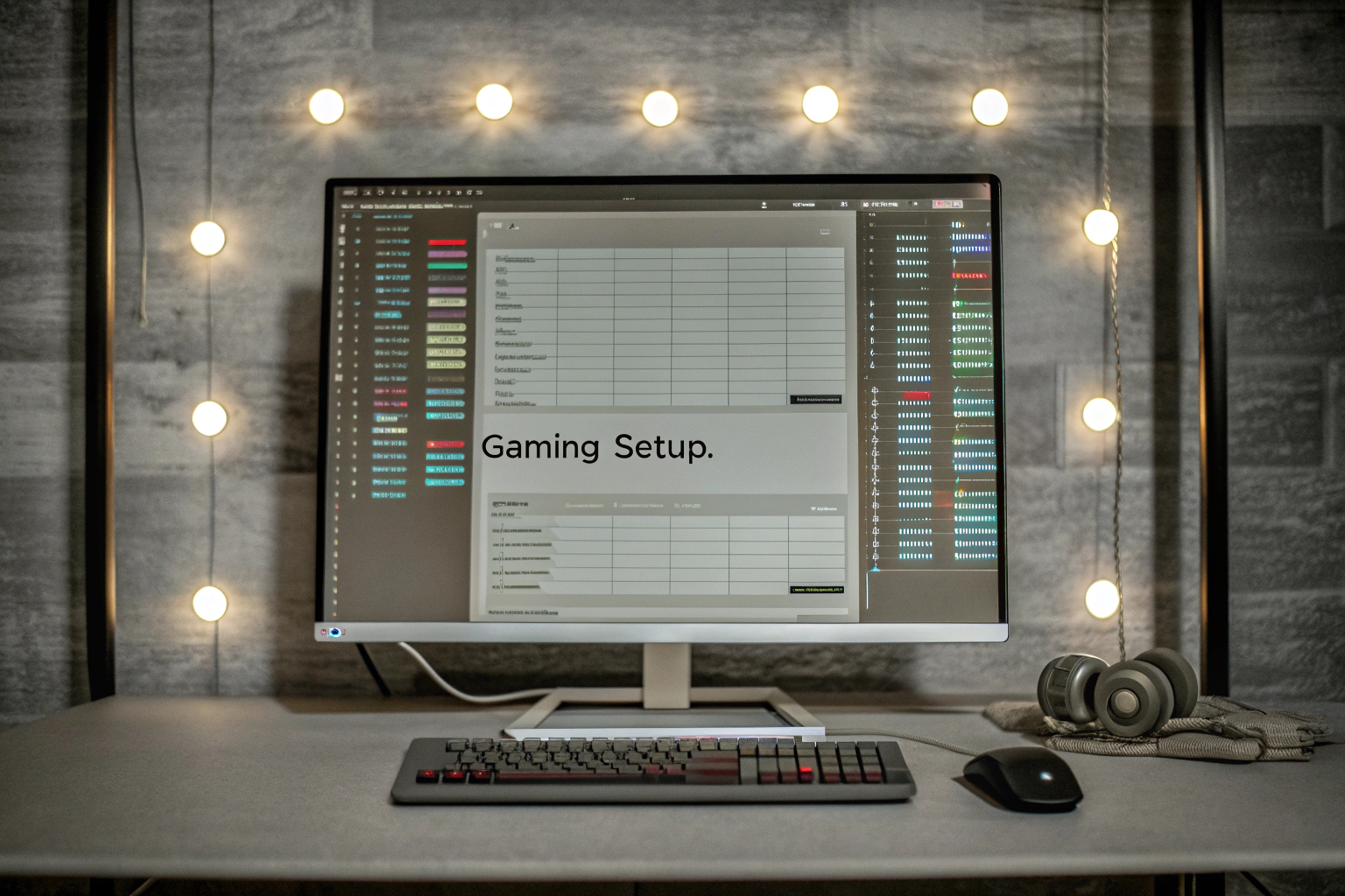 Ein Gamer, der seine Zeit mit einem digitalen Planer organisiert. Gamer nutzt digitalen Planer