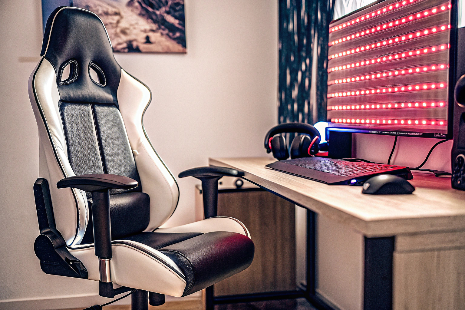 Ergonomisches Gaming-Setup