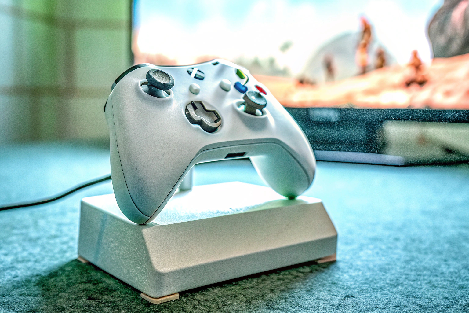 Gaming-Controller mit Ladestation