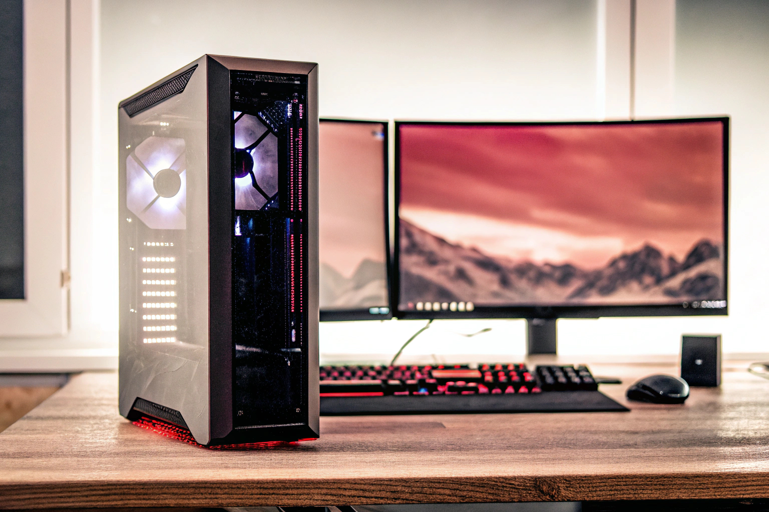 Gaming-PC mit leistungsstarker Grafikkarte