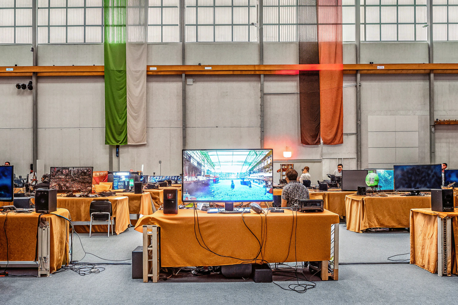 Gaming-Community bei einem Event