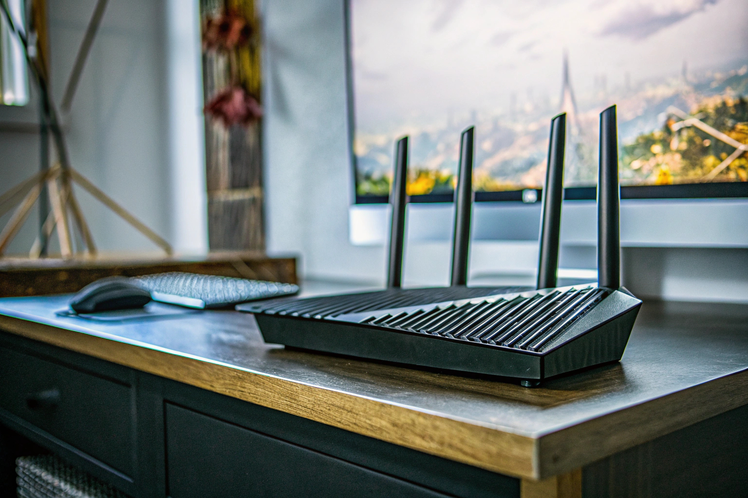 Gaming-Router mit RGB-Beleuchtung