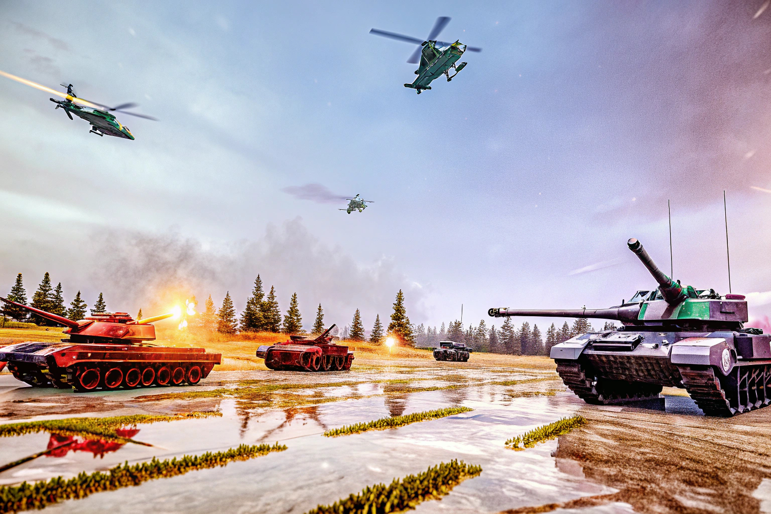 Ein Screenshot aus dem Spiel Command & Conquer Remastered Collection, der die beeindruckende Grafik in 4K zeigt. Command & Conquer Remastered Collection Screenshot