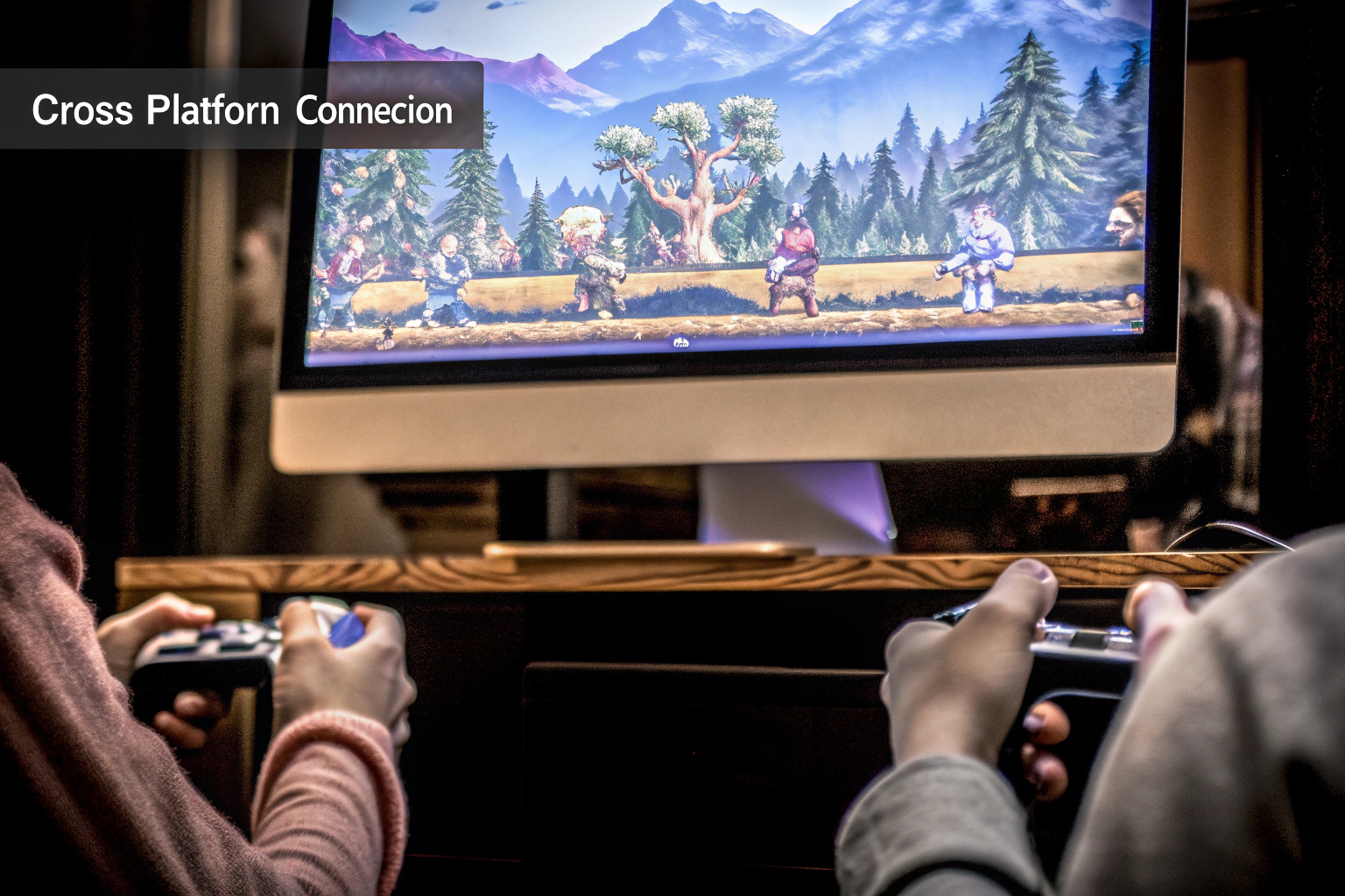 Multiplayer-Spiel auf verschiedenen Plattformen