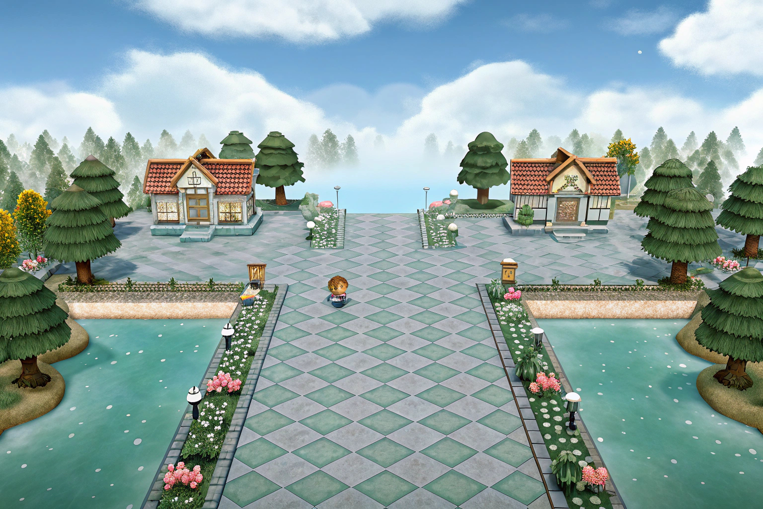 Animal Crossing: New Leaf Stadtansicht