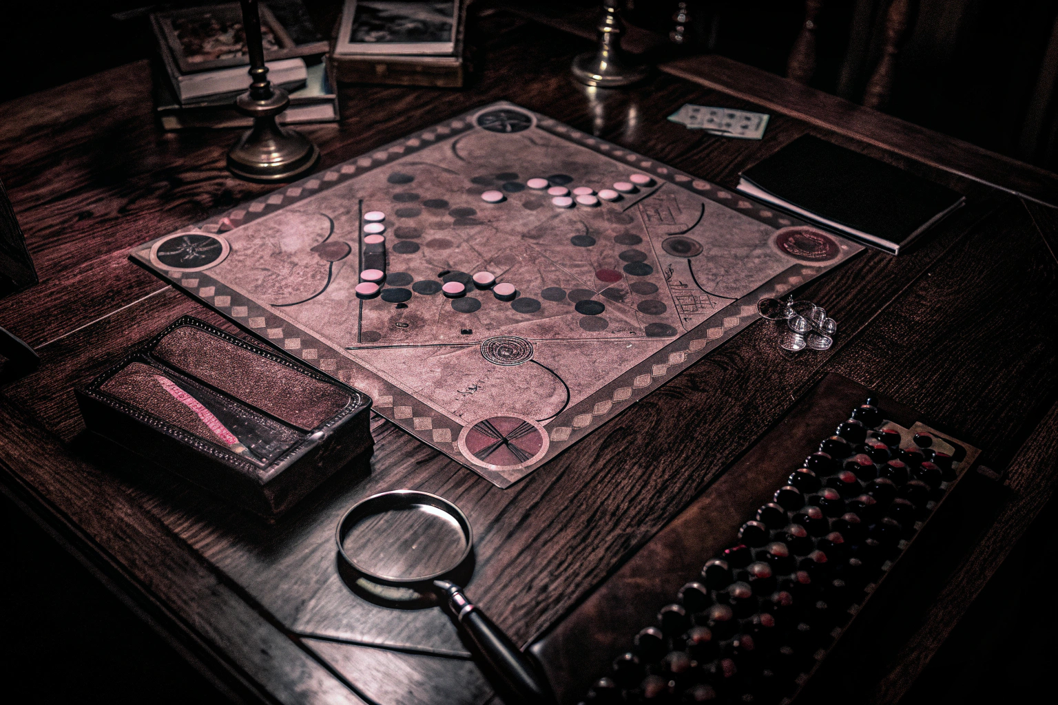 Ein spannendes Detektivspiel mit großem Spielplan und vielen Fällen. MicroMacro Crime City Spielplan