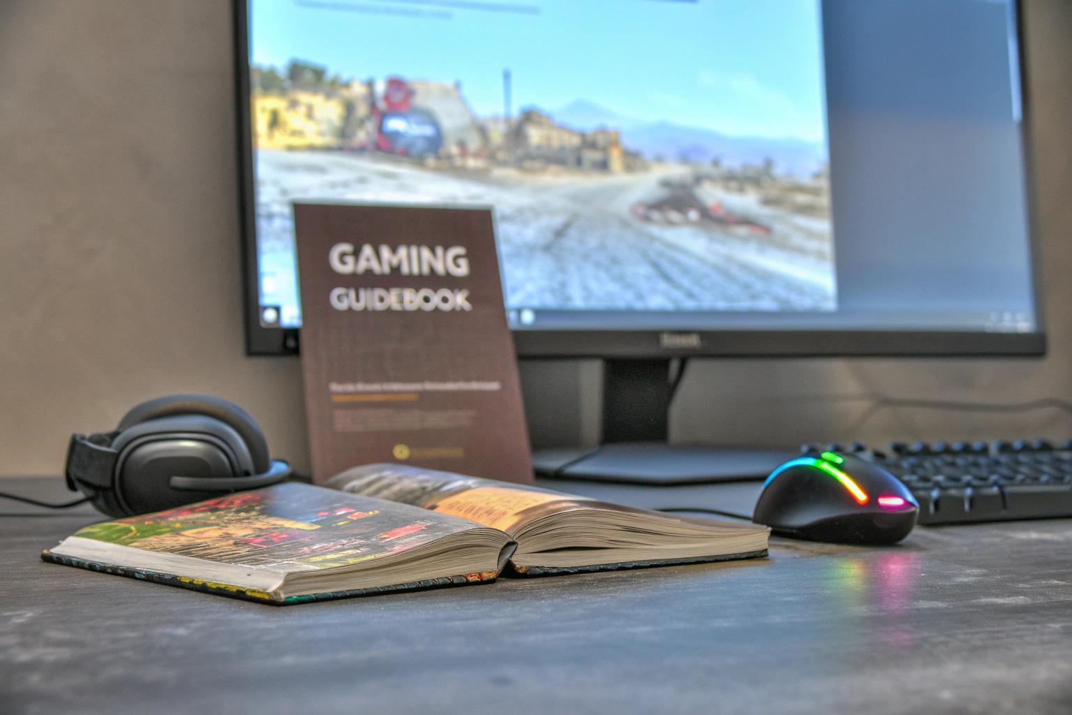 Spieler mit Gaming-Guide