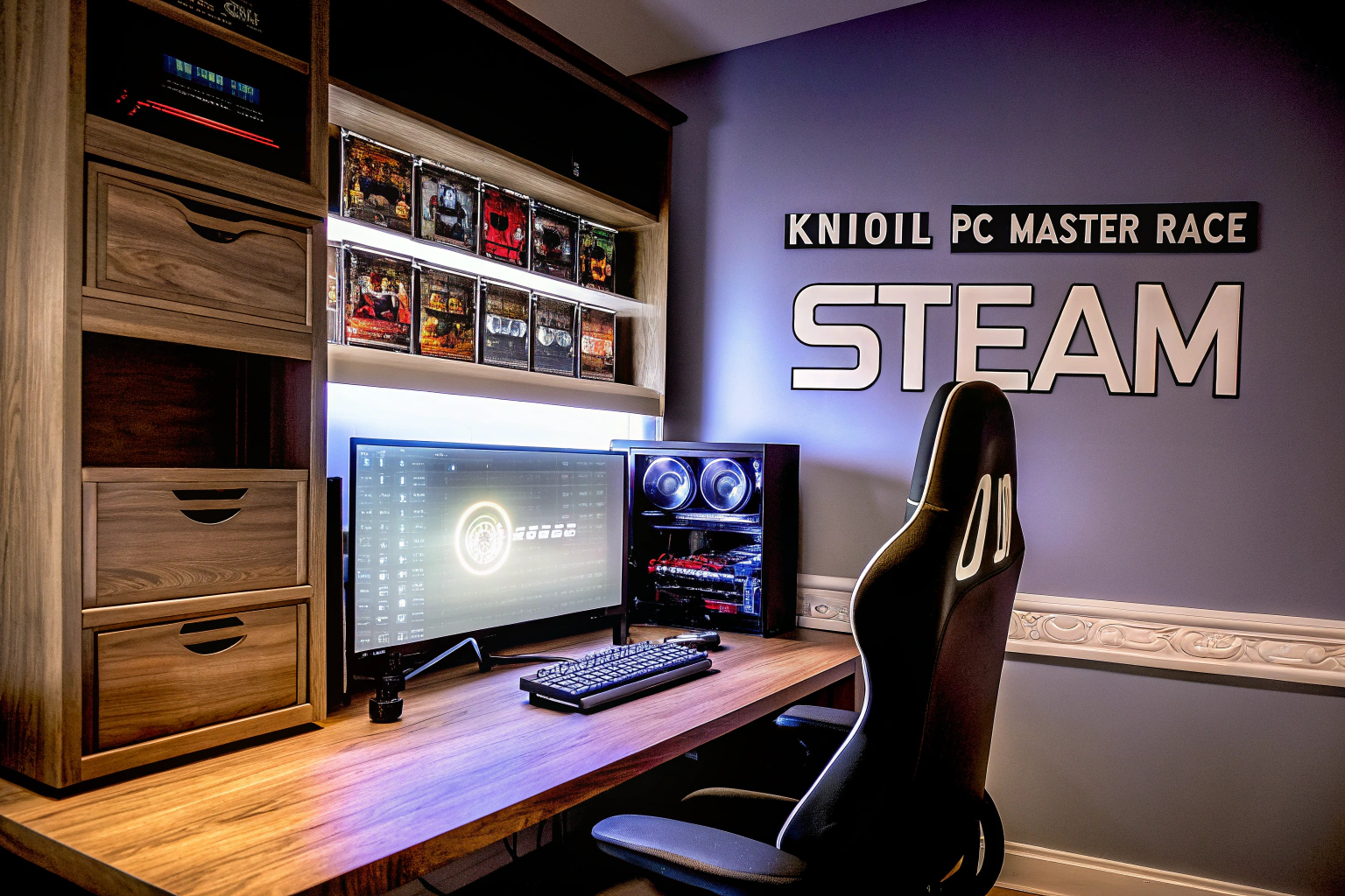 Gaming-Zimmer Dekoration
