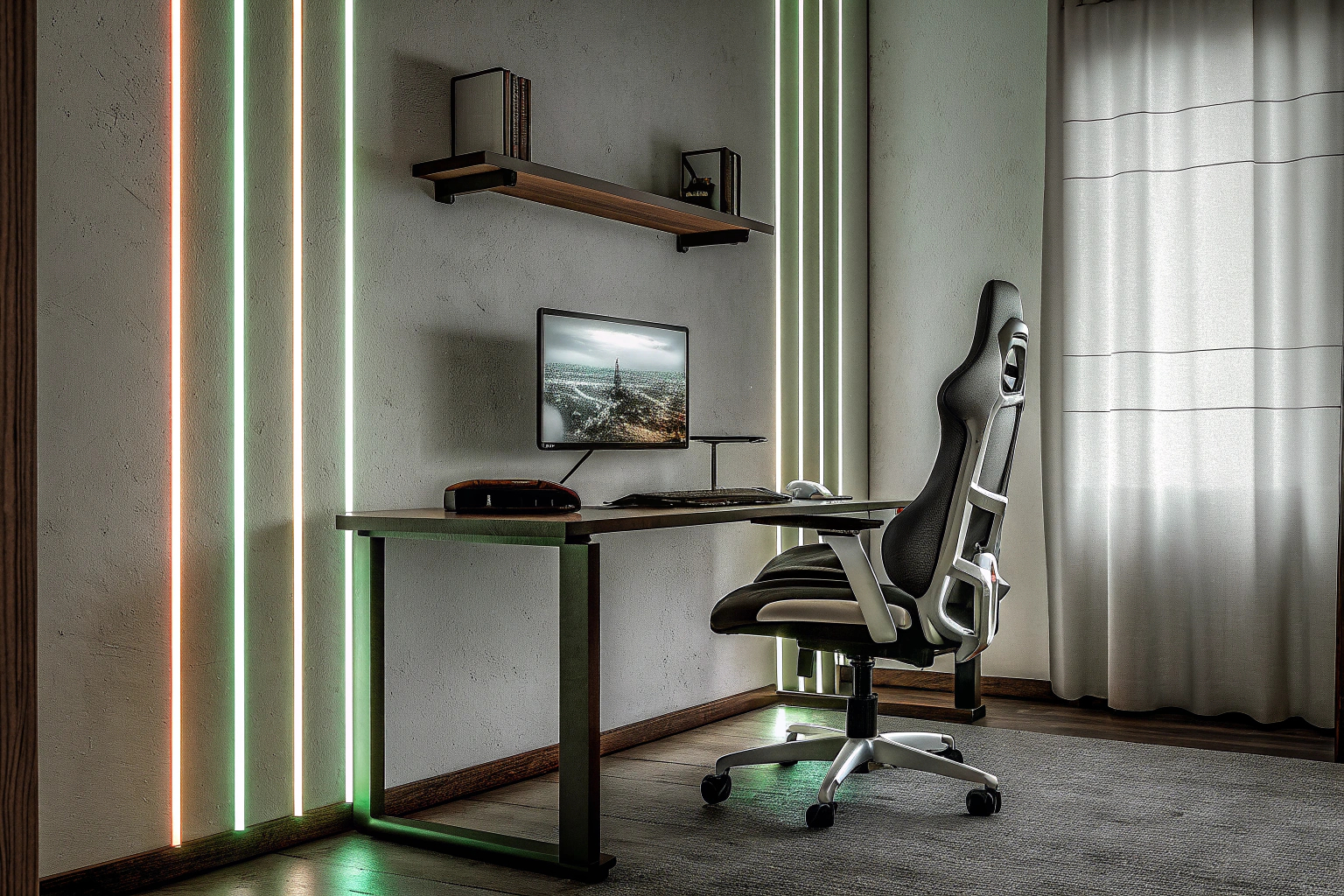 Stilvolles Gaming-Zimmer