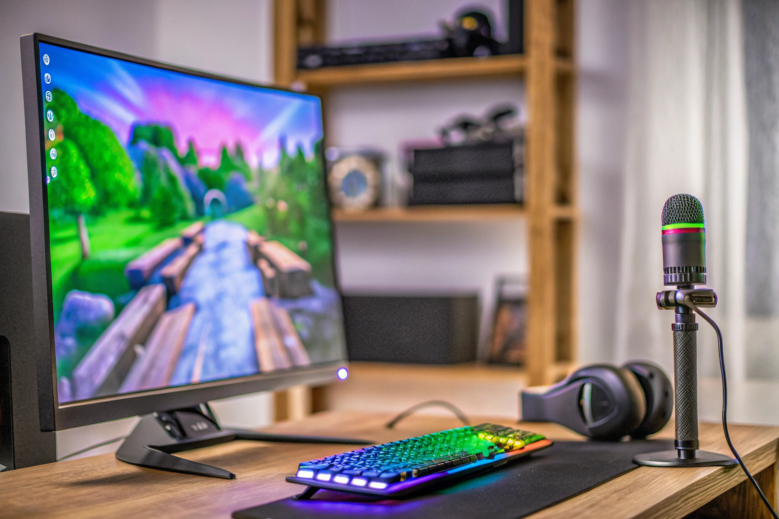 Streamer interagiert mit Publikum