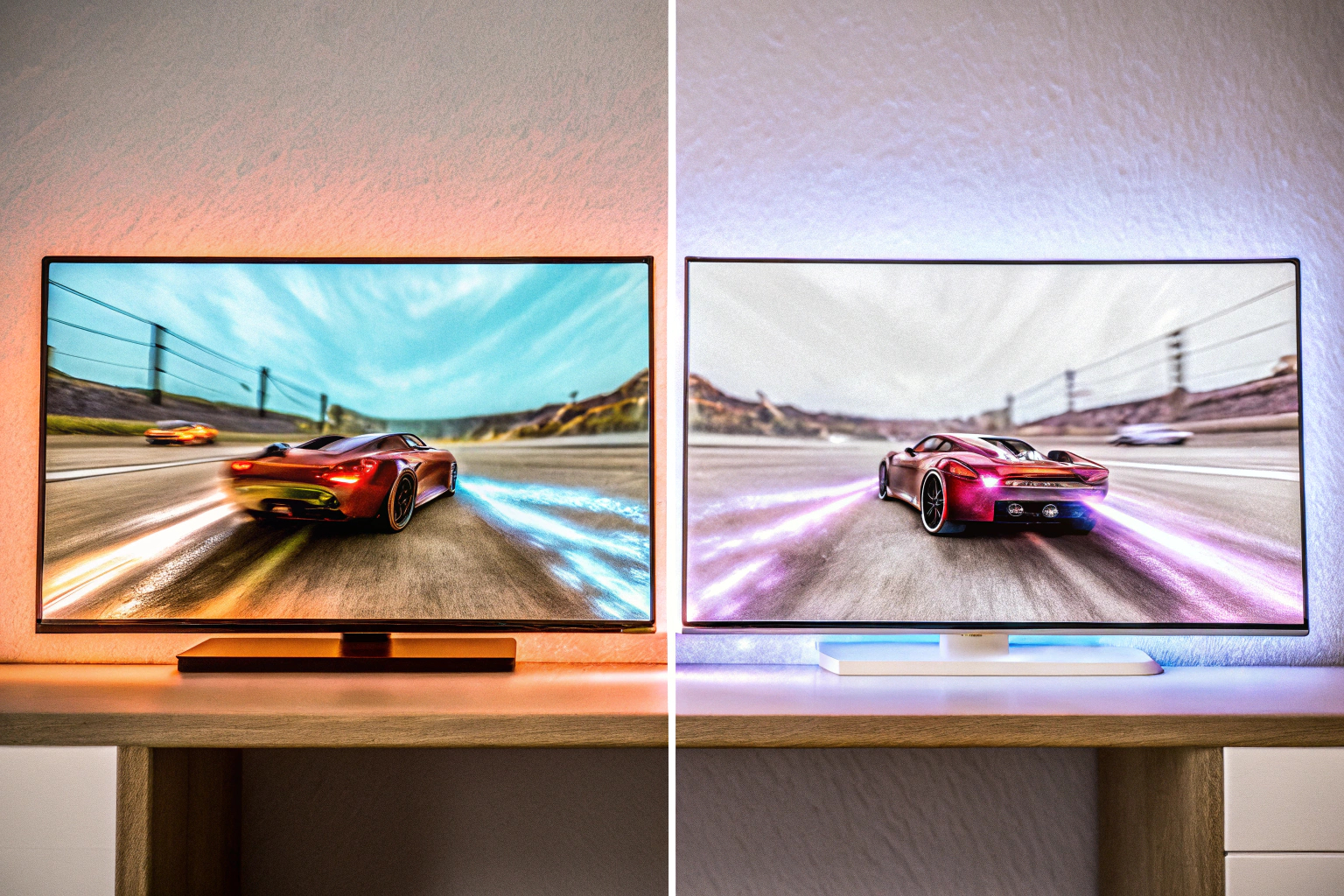 Ein Vergleichsbild, das die Unterschiede in der Flüssigkeit der Bewegung zwischen 144Hz und 240Hz zeigt. 144Hz vs. 240Hz Monitor Vergleich