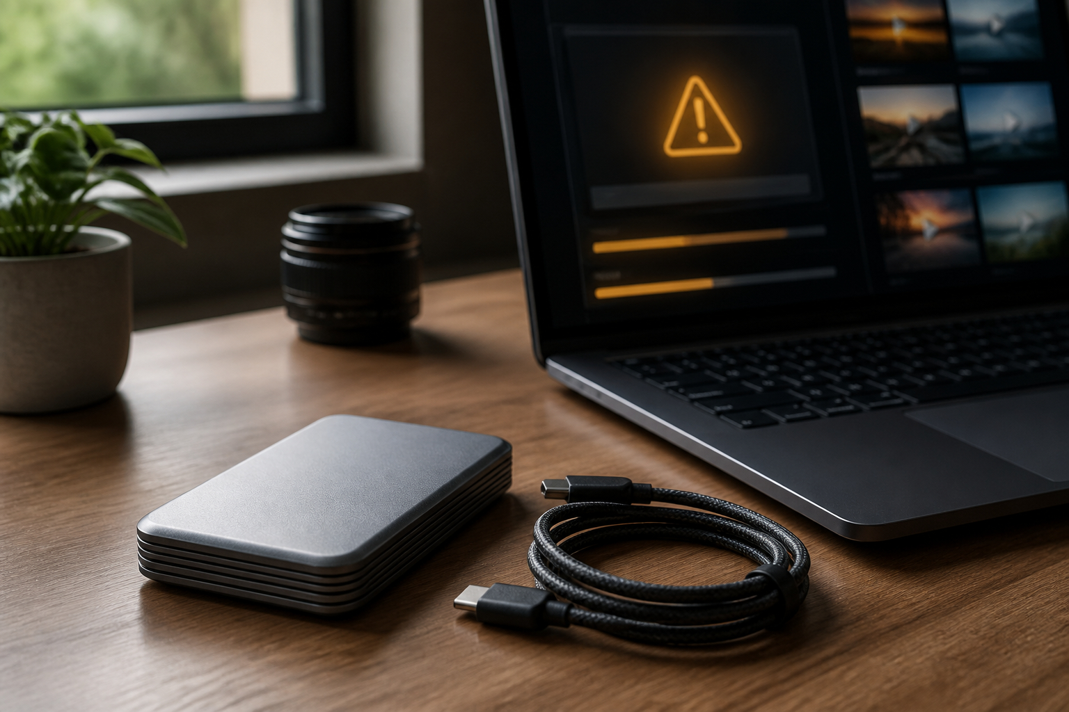 Externe SSD für Backup sicher vom Notebook trennen