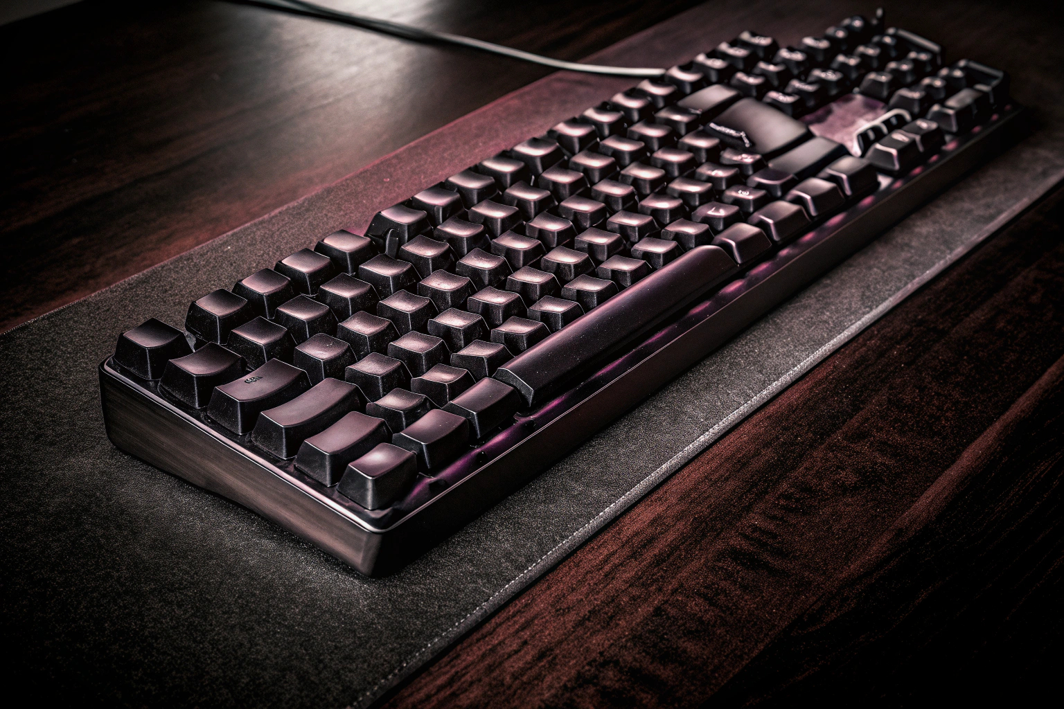 Gaming-Tastatur mit Handballenauflage