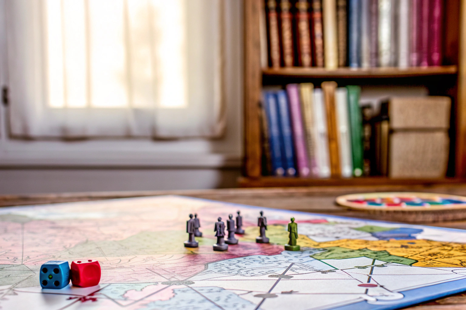 Kinder spielen ein Geschichtsspiel