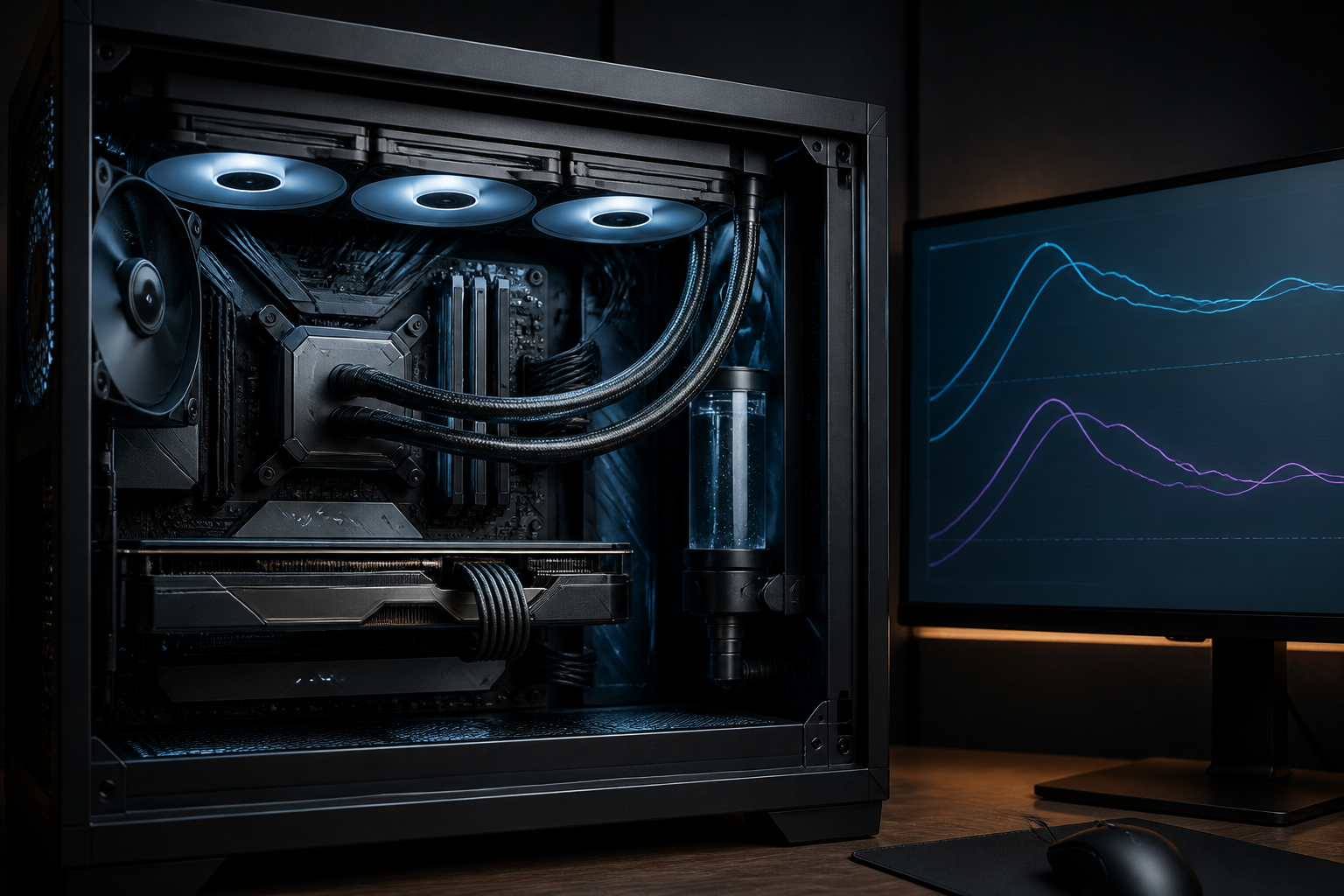 CPU-Wasserkühlung und Temperaturüberwachung beim Gaming