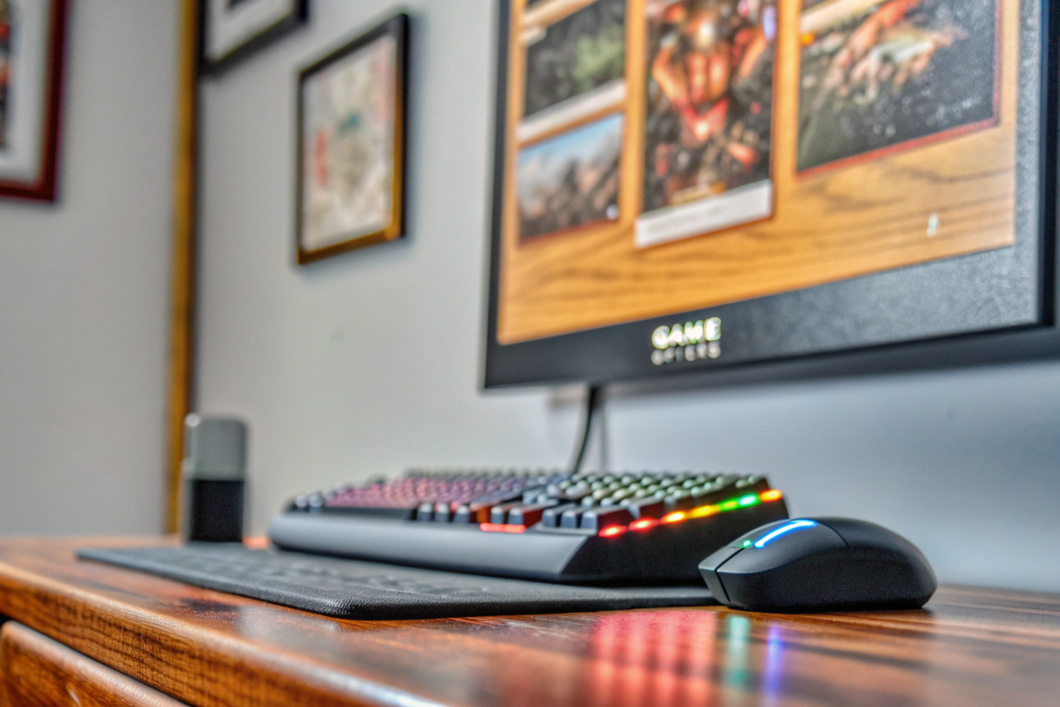 Eine Person am Computer, die Angebote für Spiele durchsucht. Suche nach Spieleangeboten