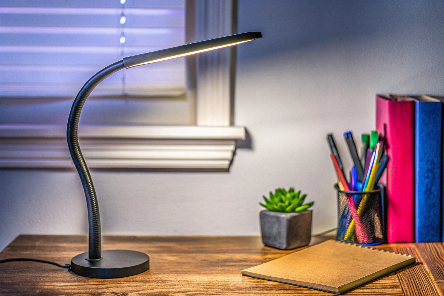 Flexible Schreibtischlampe