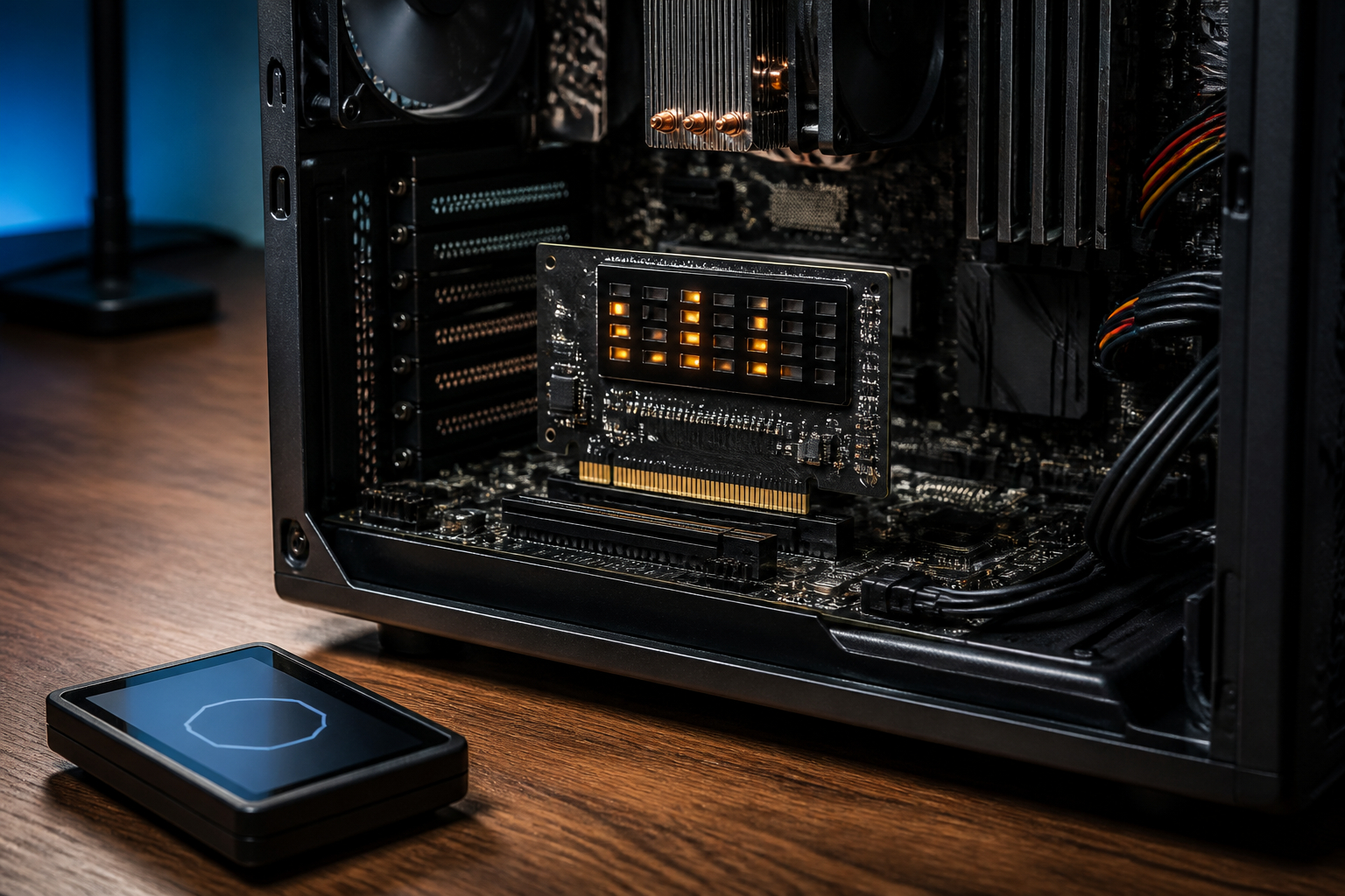 POST-Diagnosekarte mit vierstelligem Mainboard Fehlercode