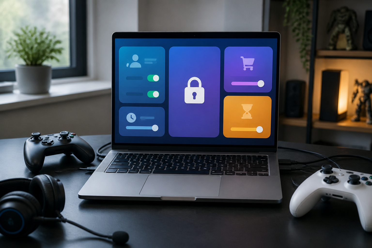 Eltern richten Jugendschutz und ein Kinderkonto am Gaming-PC ein