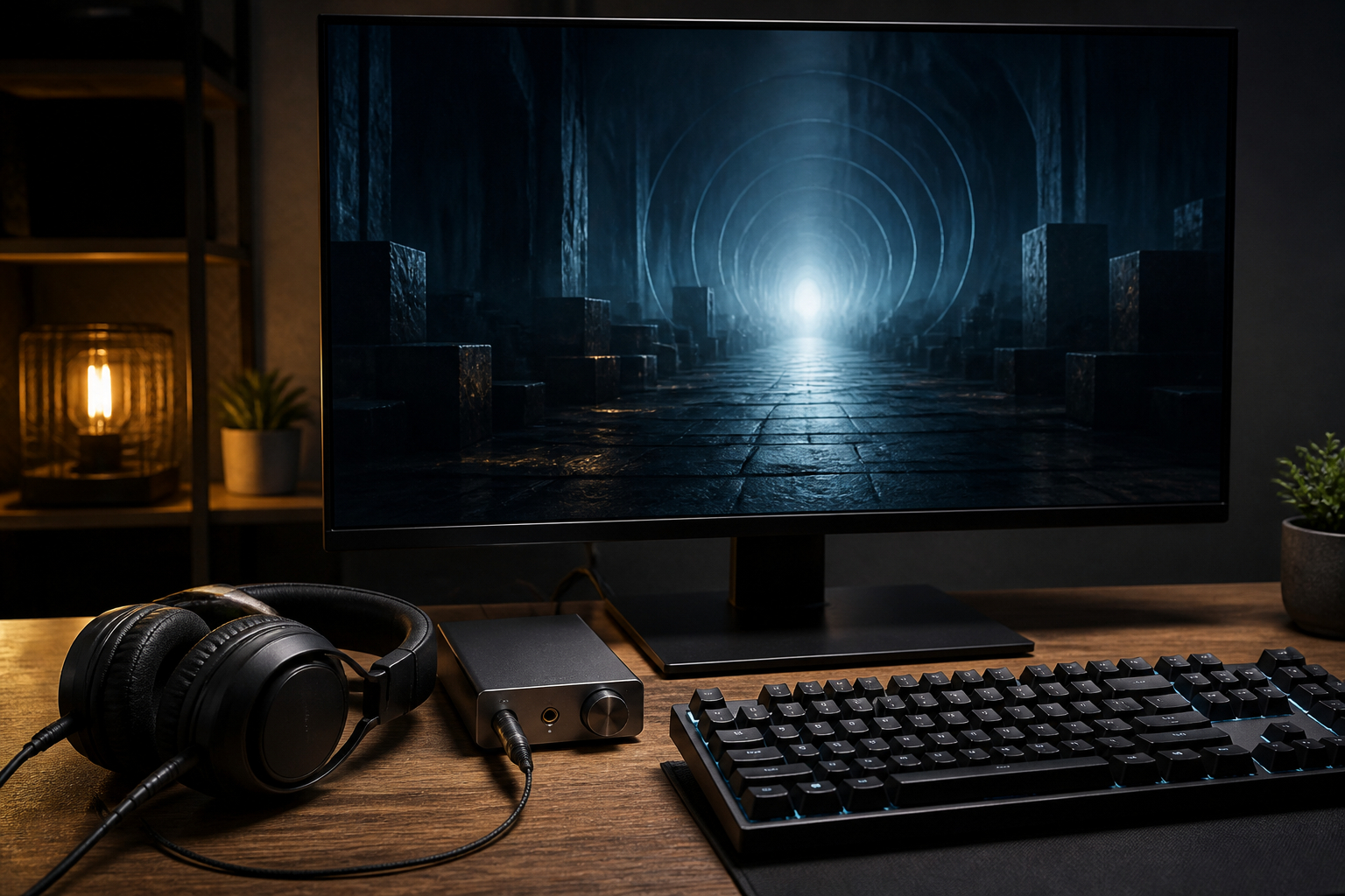Gamer testet Raumklang und Kopfhörerverstärker am PC
