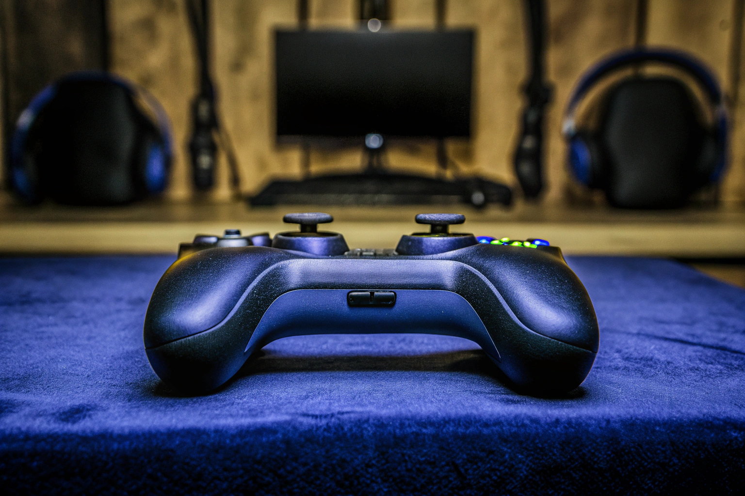 Gaming-Controller mit Zubehör