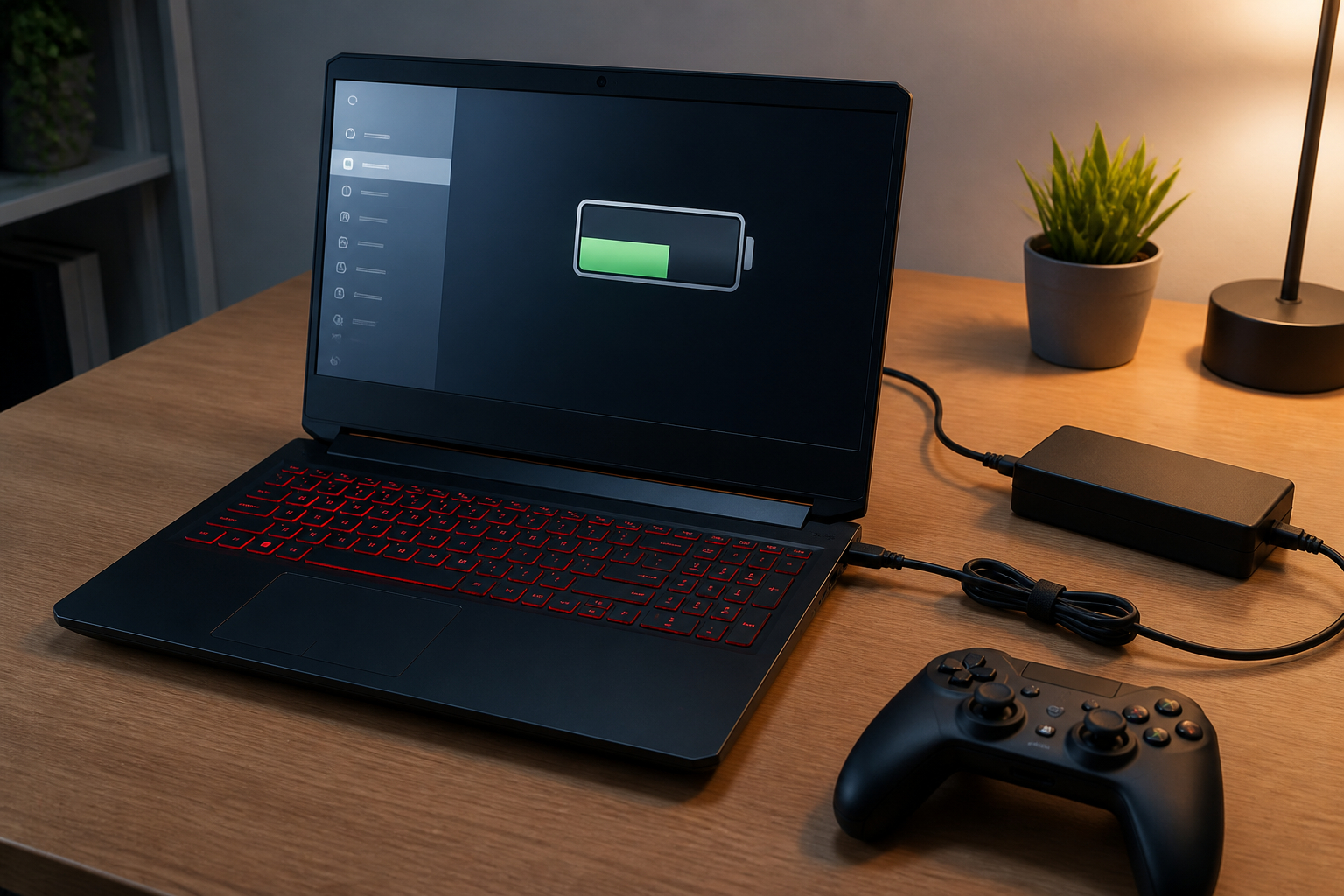 Akku-Ladegrenze am Gaming-Laptop einstellen