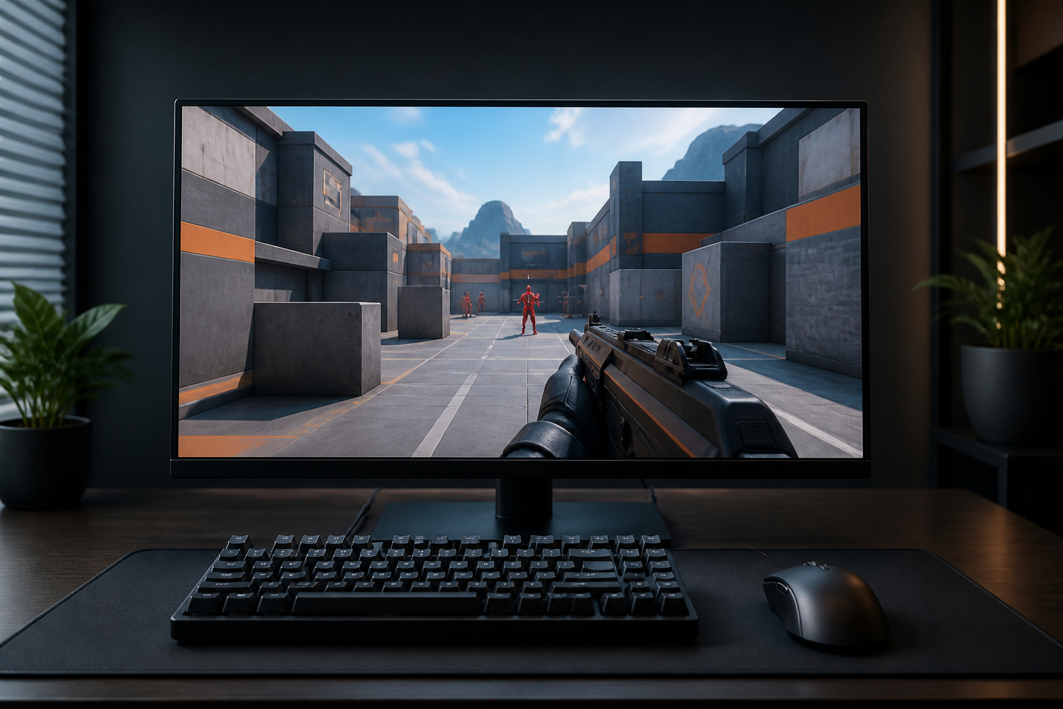 Schneller Full-HD-Gaming-Monitor für kompetitive Spiele