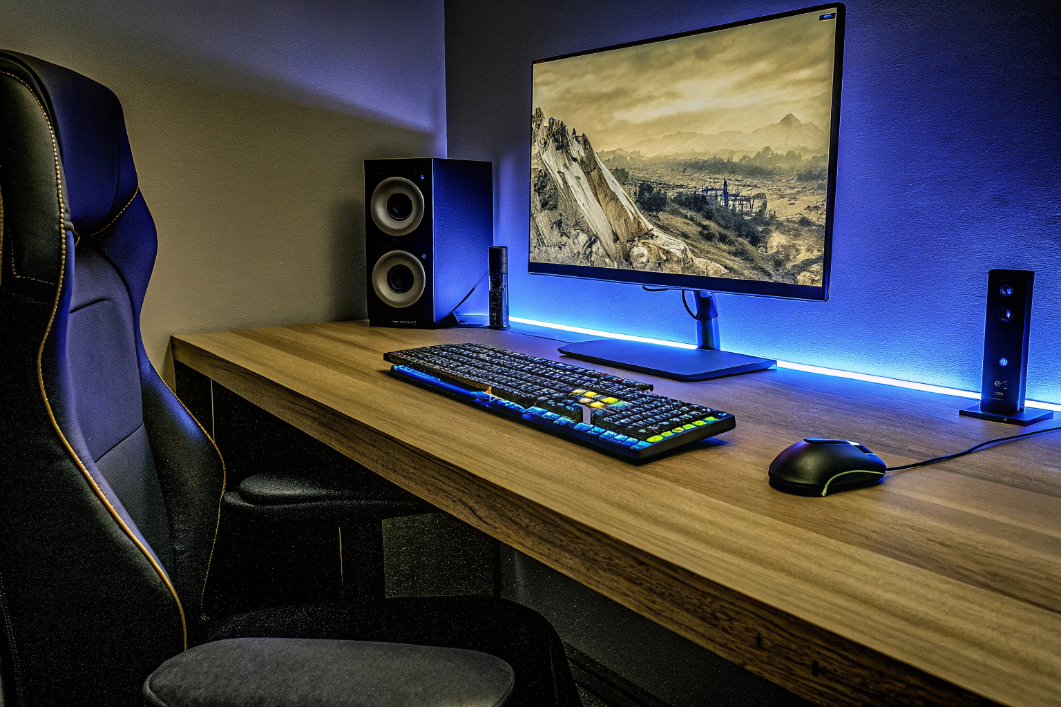 Gaming-Setup mit High-End-Hardware High-End-Gaming-Setup