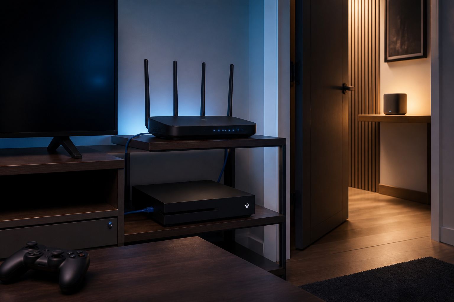 Gaming-Router richtig platzieren und per LAN oder Mesh verbinden