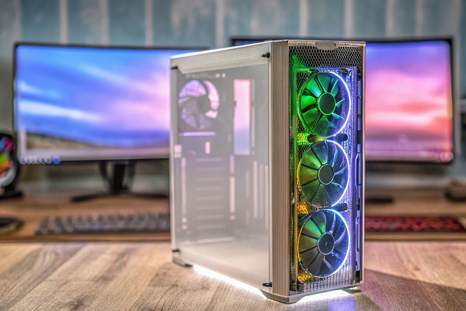 Gigabyte Radeon RX 7600XT in einem Gaming-PC Gigabyte Radeon RX 7600XT in PC