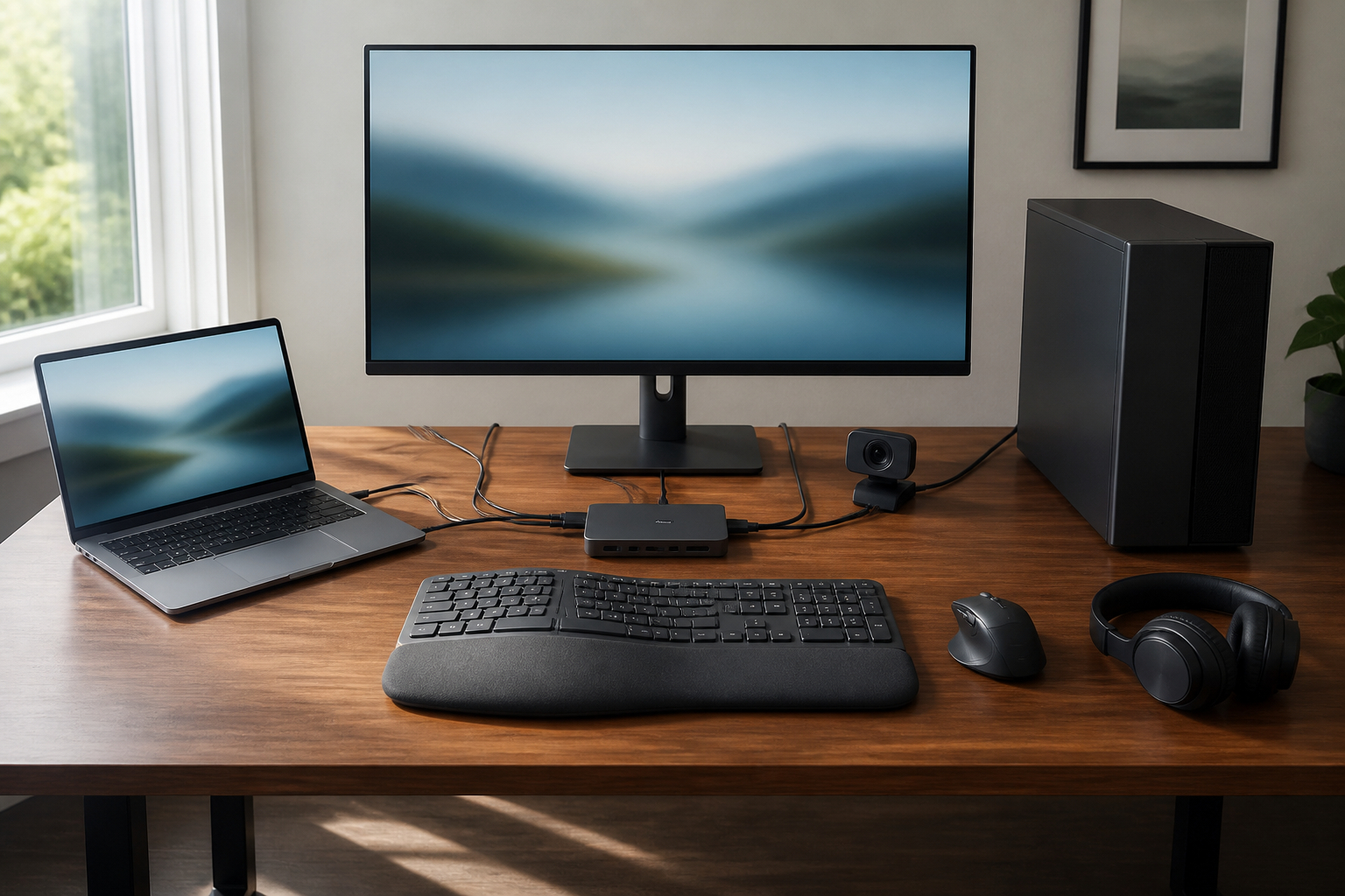 Gemeinsame USB-Geräte an zwei PCs über einen KVM- oder USB-Switch